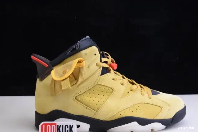 Rep LUCY TRAVIS SCOTT JORDAN X CN1084-300 YELLOW AIR 6 0417